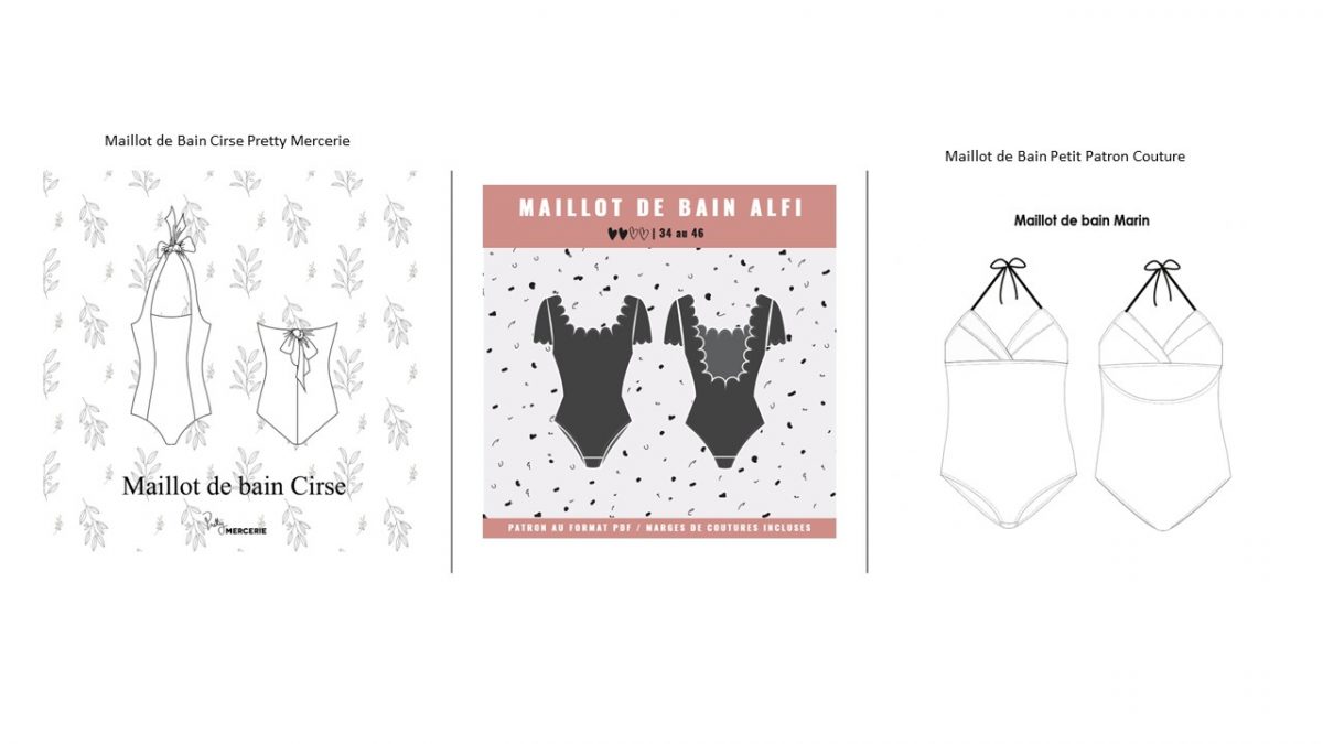 130 Patrons pour coudre Lingerie et/ou Maillots de Bain • Atelier Miinsa